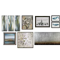 Various Style Oil Paintings For Home Wall Art Decor Including Abstract Landscape And Floral Designs