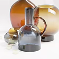 Colorful Ceramic Vessels in Various Shapes and Hues for Home Decoration