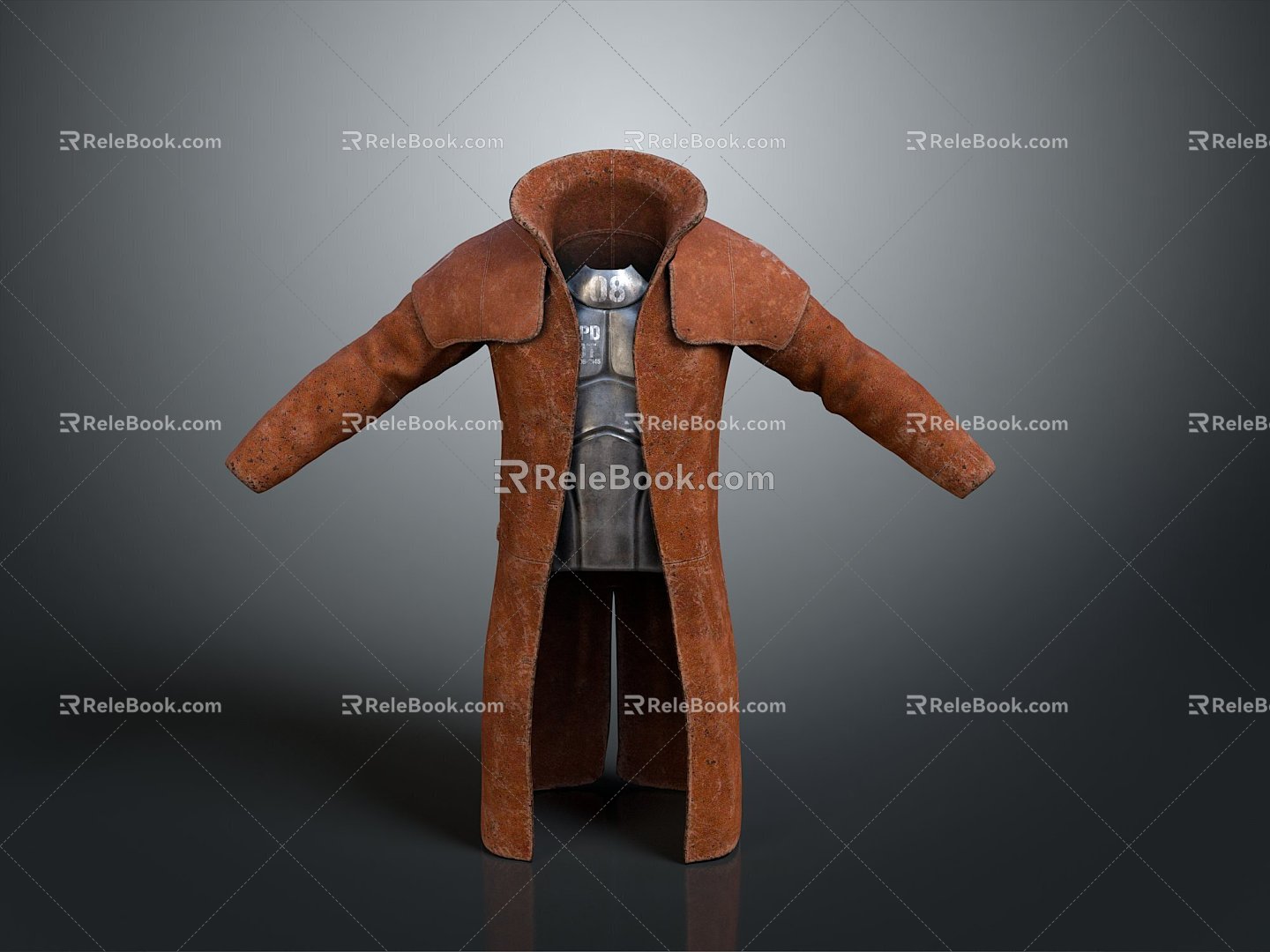 Long Clothes Long Shirt Fashion Long Shirt Coat Coat Trenchcoat Fashion Coat Clothing Clothing Clothing Fashion 3d model