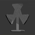 Modern Computer Terminal Display Terminal Old Terminal 3d model