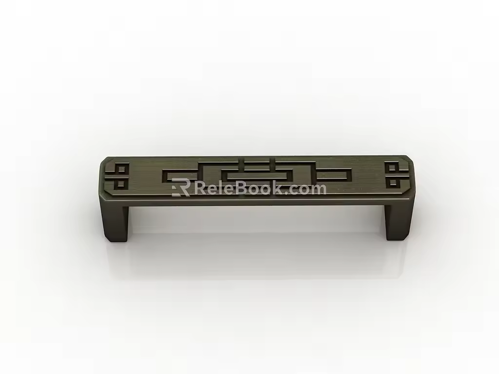 Jane ou hardware handle 3d model