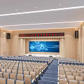 Multi-function Hall Report Hall 3d model