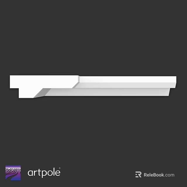 Modern White Architectural Component With Sleek Design For Interior Decoration 3d model 