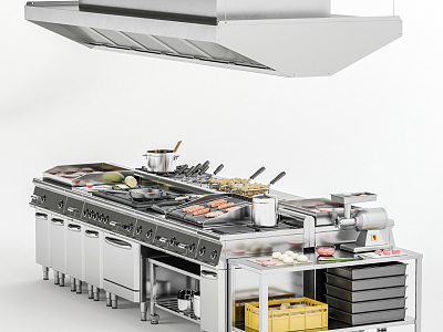 Kitchen BBQ Equipment Modern BBQ Equipment model