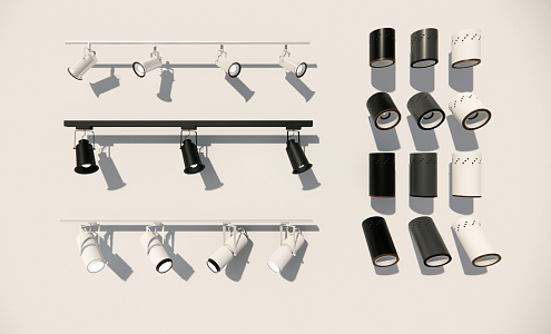 Downlight Track Light of Modern Downlight 3d model