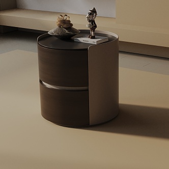 Modern Bedside Cabinet 3d model