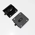 Hardware Tools Collection With Black And Silver Connectors Panels And Slides
