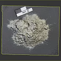 Food Grade White Powder Ingredient with Small Package on Dark Surface