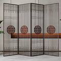 Screen partition 3d model