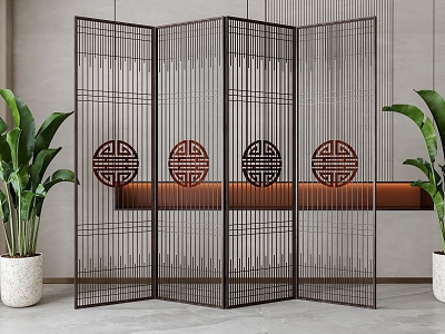 Screen partition 3d model