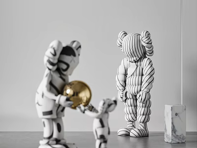 Modern ornaments 3d model