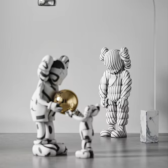 Modern ornaments 3d model