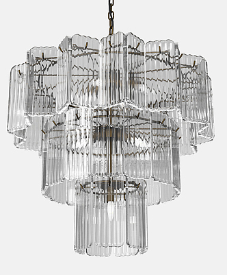 Modern Crystal Chandelier Crystal Chandelier 3d model