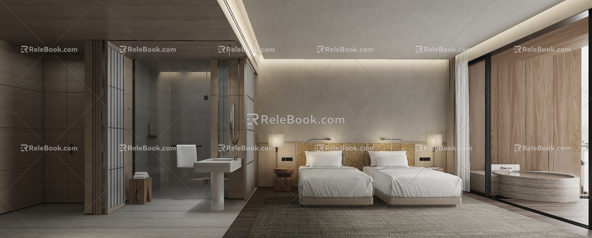 Guest Room 3d model