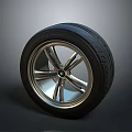 High Quality Car Parts Alloy Wheel Rim And Rubber Tire With Tread Pattern