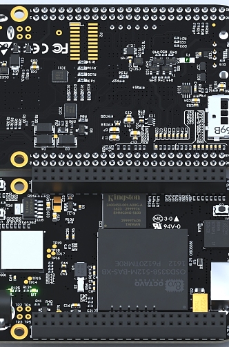 Circuit board electronic components PCB board motherboard technology industrial chip circuit board 3d model