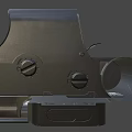 EOTech Tactical Weapon Sight with Red Dot Reticle Adjustment Dials and Black Housing for Firearms