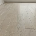 Light Colored Wooden Floor Planks With Natural Oak Grain Texture 3d model