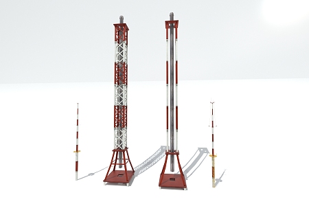 Industrial Equipment Benchmark Tower 3d model