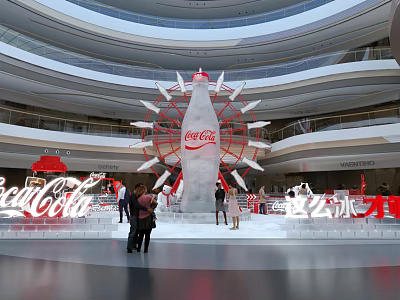 Tobacco and Liquor Store Interior With Wine Displays Cigar Shelves and Customer Shopping Area 3d model