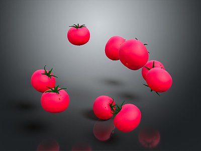 Modern Tomato Fruit Vegetable 3d model