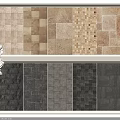 Various Floor Tiles For Interior Design With Different Colors Textures And Patterns 3d model