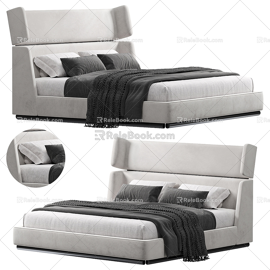 Modern Double Bed model