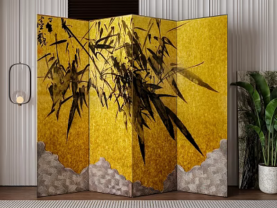 Screen partition 3d model