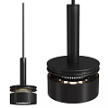 Black Modern Pendant Light With Minimalist Metal Structure And Stylish Design