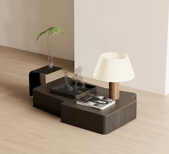 Coffee table combination lamp 3d model