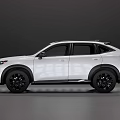 White Modern SUV Car With Sporty Design Black Wheels And Sleek Body