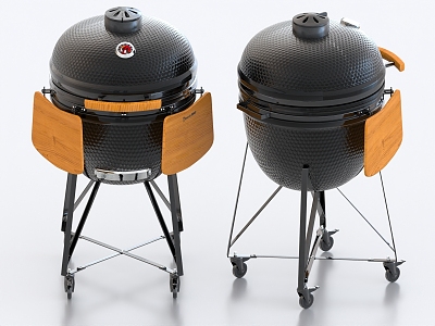 grill portable grill table grill oven 3d model