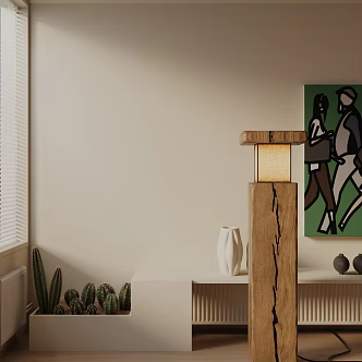 Modern floor lamp 3d model
