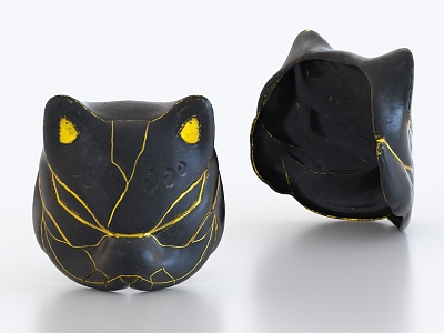 Mask mask face decoration 3d model