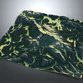 Detailed Topographic Terrain Featuring Mountain Ranges River Valleys And Vegetation Zones