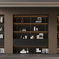 Modern Bookshelf Display Interior Design With Layered Shelves Wooden Tones And Decorative Items