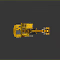 Yellow Crawler Type Heavy Duty Utility Vehicle With Mechanical Arm And Bucket
