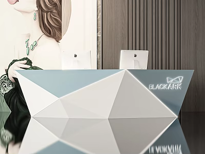 Reception Desk 3d model