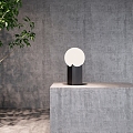 modern outdoor lamp 3d model