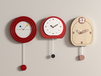 Modern Clock 3d model