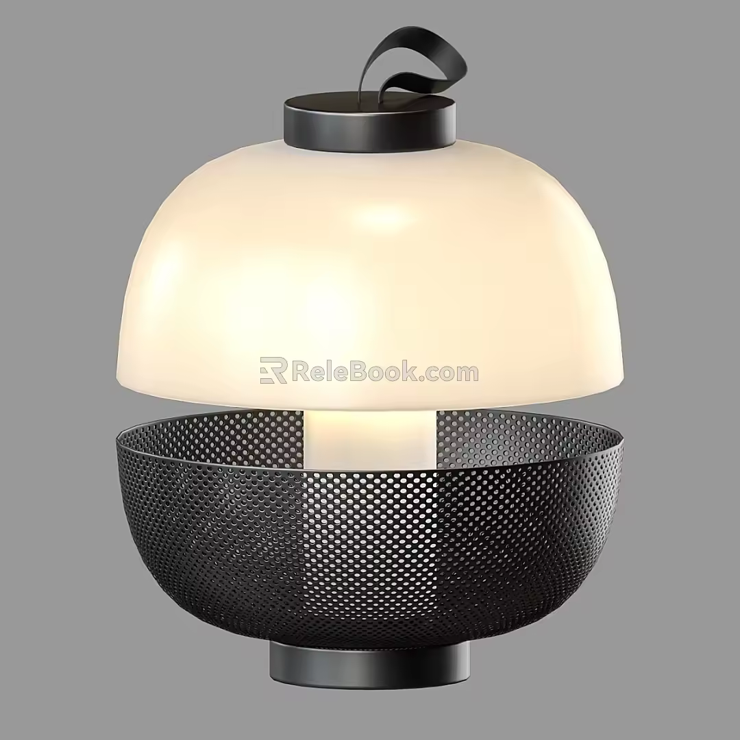 Modern table lamp 3d model