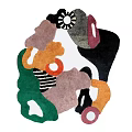 shaped carpet 3d model