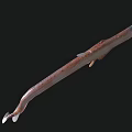 Brown Spotted Aquatic Animal With Long Body Elongated Snout And Swimming Posture Underwater