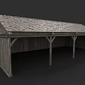 Traditional Detached Villa With Wooden Structure And Tile Roof Design