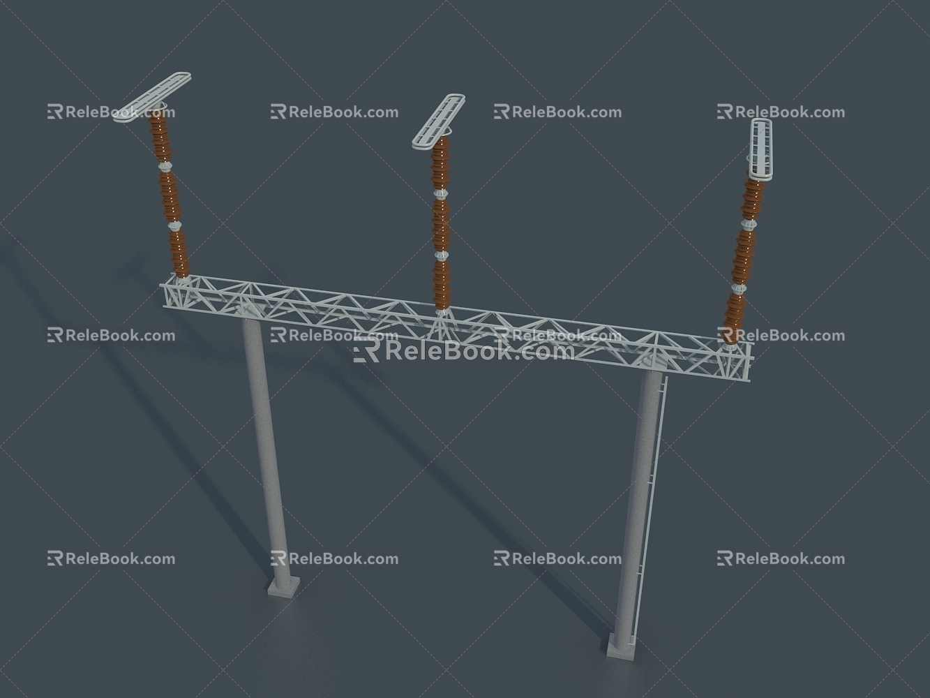 Substation equipment KV500 CP B 3d model