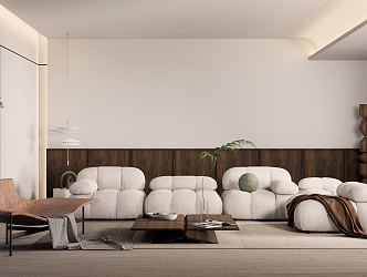 modern living room 3d model