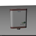 Bathroom Accessories Ecosys Eco Friendly Water Saving Device White and Brown Design