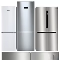 Modern Kitchen Refrigerators Different Styles White Stainless Steel Double Door Side By Side Designs