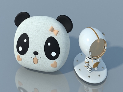 Ornaments scene 3d model