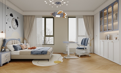 Modern Children's Room 3d model